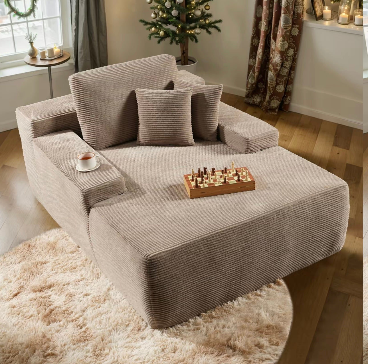Single sleeper sofa bed
